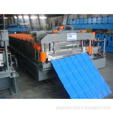 Roof Panel Roll Forming Machine With Hydraulic Control For